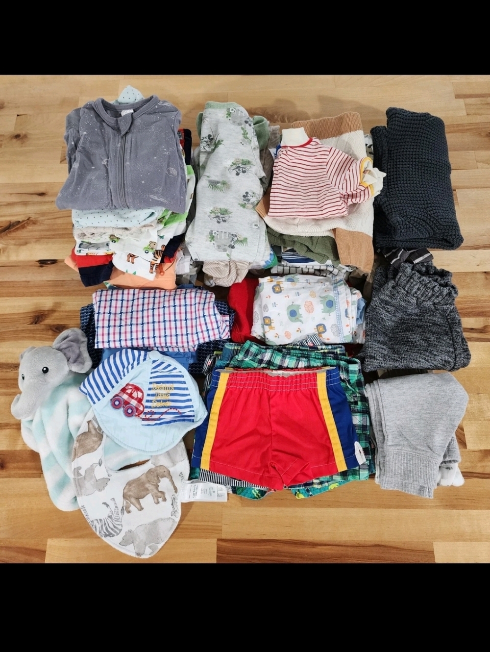 Baby Boy Mixed Clothing Lot of 50 Newborn to 12 Months